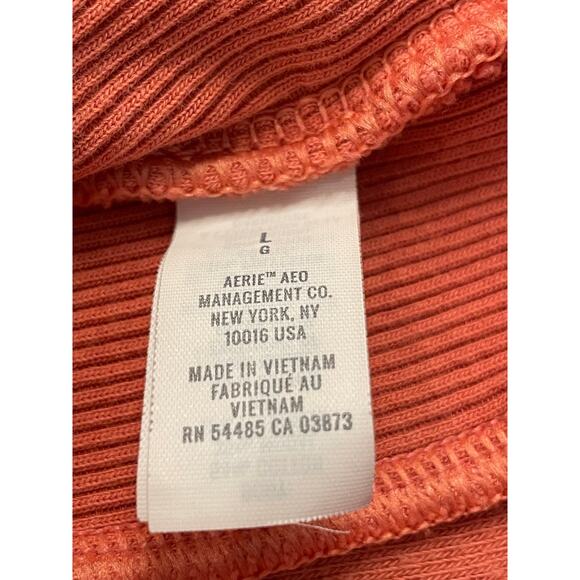 Aerie "chilled out" peach crewneck sweatshirt LG - Picture 6 of 11
